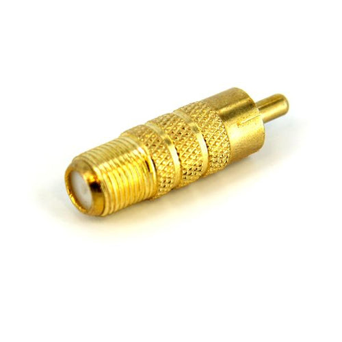 StarTech.com RCA to F Type Coaxial Adapter, M/F coaxial connector