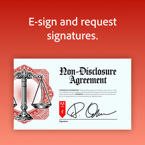 Adobe Acrobat Pro Government, 1 year subscription