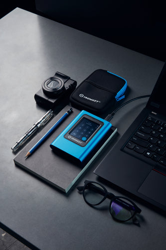 Kingston IronKey Vault Privacy 80 - 960GB Encrypted External SSD - USB Type-C - 256-bit AES Security