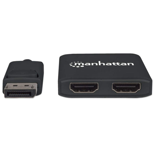 DisplayPort 1.2 to 2-Port HDMI Splitter Hub 4K 30Hz Video Wall Function