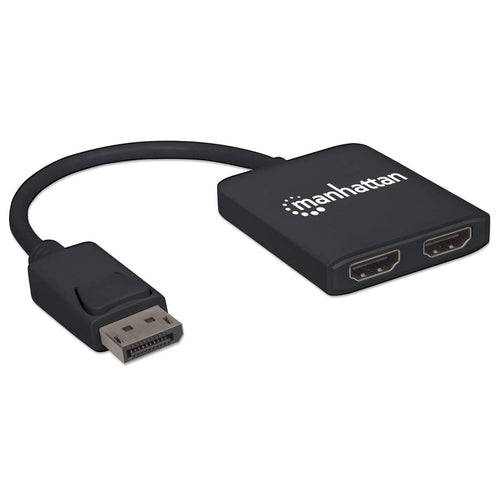 DisplayPort 1.2 to 2-Port HDMI Splitter Hub 4K 30Hz Video Wall Function