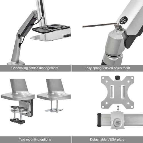 Siig CE-MT2G12-S1 monitor mount / stand