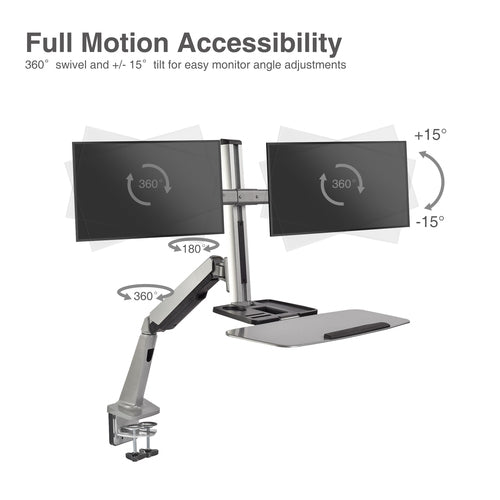 Siig CE-MT2G12-S1 monitor mount / stand
