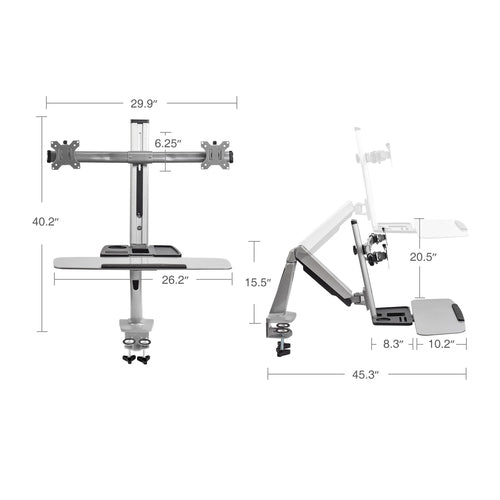 Siig CE-MT2G12-S1 monitor mount / stand