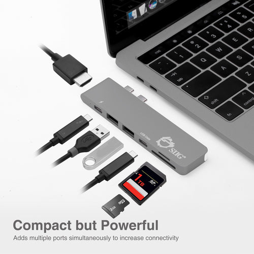 Siig JU-TB0512-S1 laptop dock/port replicator