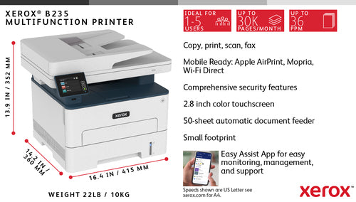 Xerox B235V_DNI multifunction printer