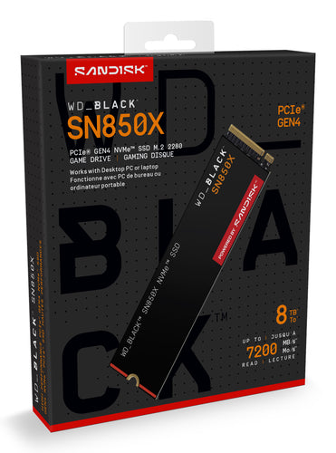 SanDisk Black WD_BLACK SN850X NVMe