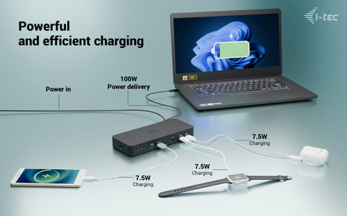i-tec C31INTGTRI4KDOCPDUK laptop dock/port replicator