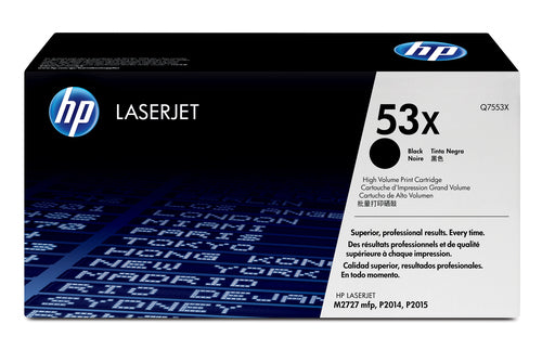 HP 53X Schwarz Original LaserJet Tonerkartusche Hohe Reichweite 7.000 Seiten