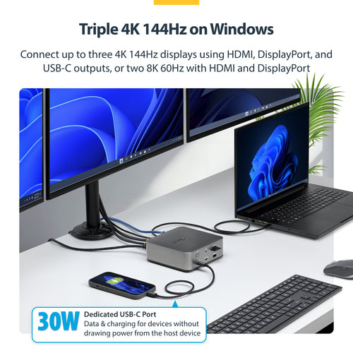 StarTech.com 215N-TB5USB4DOCK laptop dock/port replicator