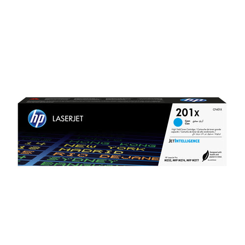 HP 201X High Yield Cyan LaserJet Toner Cartridge 2300 Pages