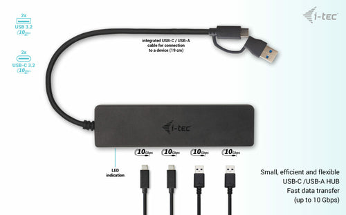 i-tec Metal C31HUBMETAL2A2C interface hub