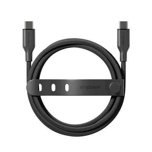PanzerGlass empower by ® Racing 240W USB-C to USB-C Cable | USB 2.0 | 1.2M | Space Black USB cable