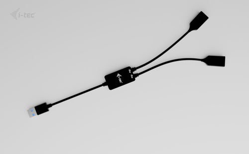 i-tec USB-A Cable HUB 2 port (2x USB-A) USB cable