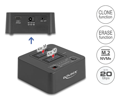 DeLOCK 64300 storage drive docking station