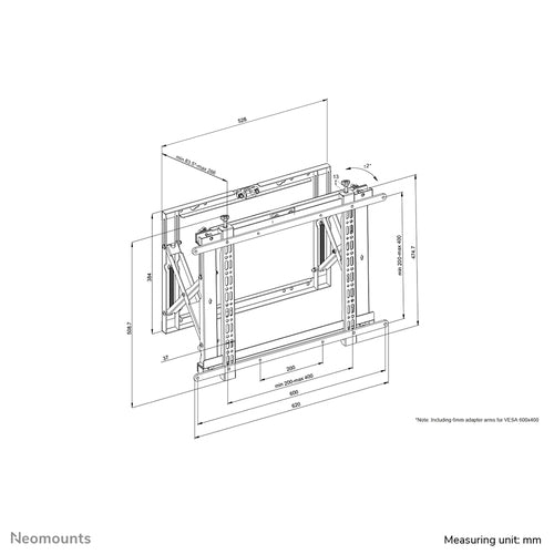 Neomounts WL95-800BL1 signage display mount