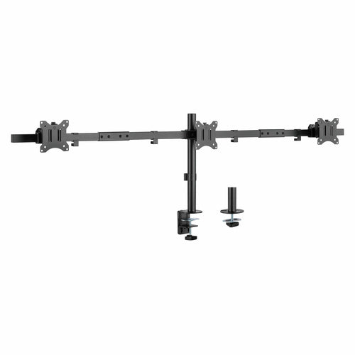 32 Inch Rocstor Steel Monitor Mount Grommet Clamp Black 9kg Capacity