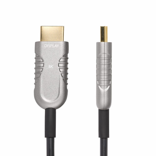 8K HDMI 2.1 Hybrid-Aktiv-Glasfaserkabel 9,14m 48Gbps AOC Plenum Rated