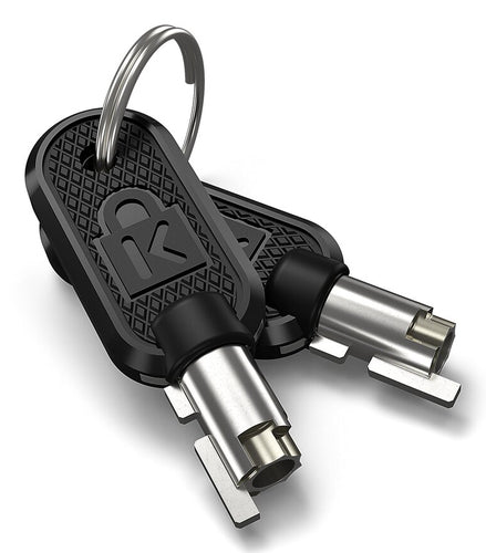 Cable Lock Kensington 1.8m Key Security Carbon Steel Zinc Silver