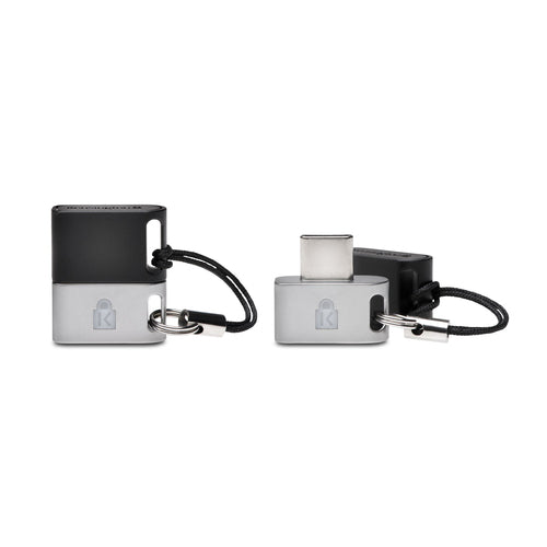 Kensington VeriMark Guard USB-C Fingerabdruckleser | Grau | FIDO2 plattformübergreifender Sicherheitsschlüssel