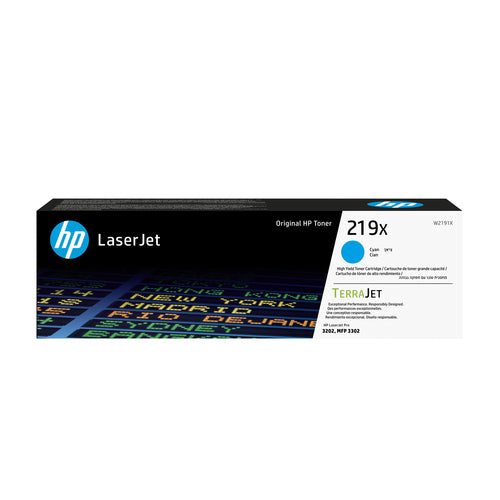 HP 219X Cyn LaserJet toner cartridge