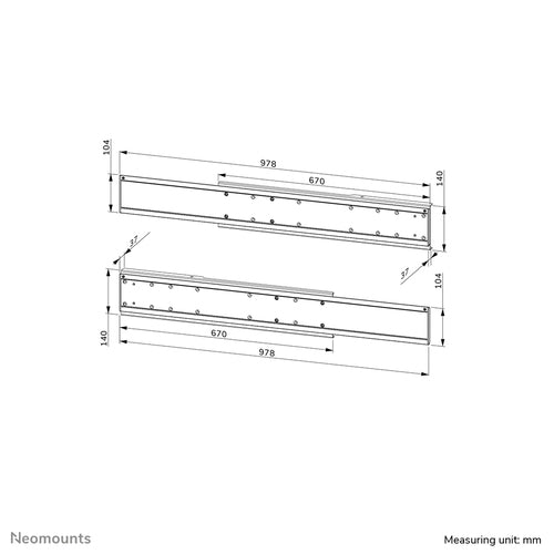 Neomounts ADM-875BL2 TV mount accessory