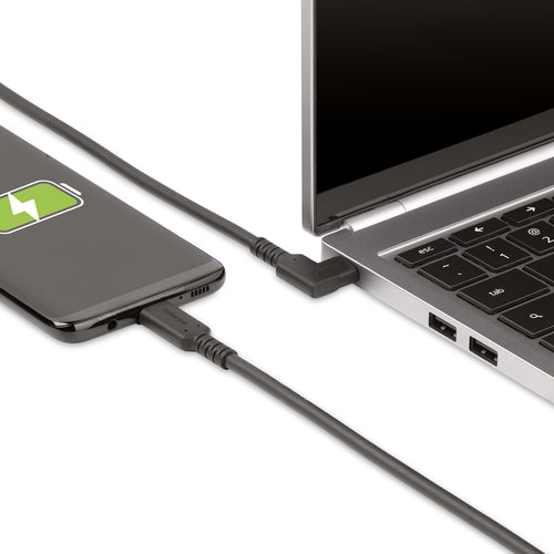 StarTech USB-C-Kabel RUSB31CC1MBR – 0,9 m langes rechtwinkliges 10-Gbit/s-Datenkabel