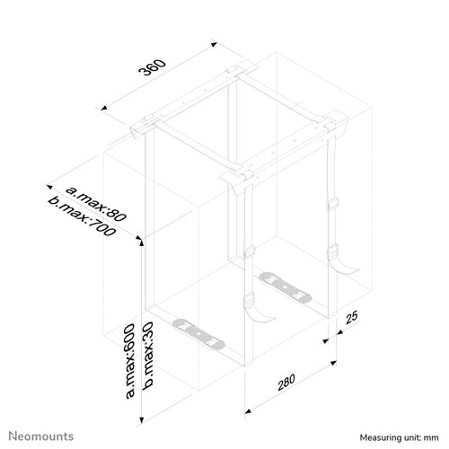 Neomounts CPU-D025BLACK CPU holder