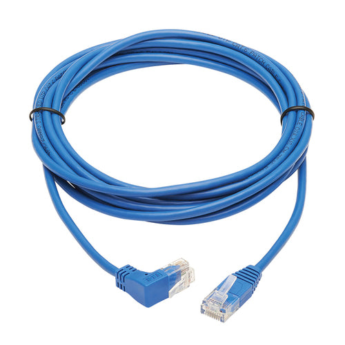 Cat6 Gigabit-Ethernet-Kabel 3m Winkelstecker (RJ45, nach oben gewinkelt) Tripp Lite Blau