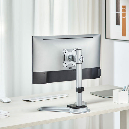 Monitor Stand Freestanding Rocstor 17-32 Inch Black Silver 100x100mm