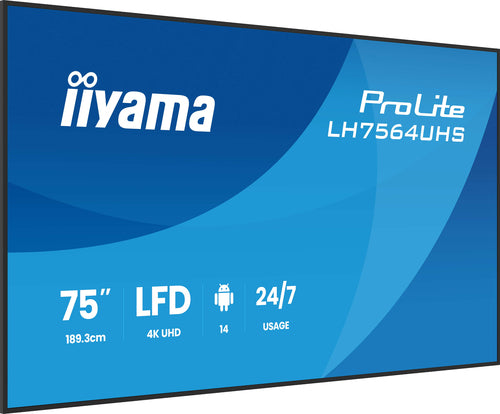 iiyama LH7564UHS-B1AG Signage Display
