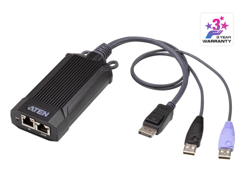 ATEN KG9900T KVM-Switch – 1920x1200 Auflösung, Schwarz & Violett, Ethernet-LAN
