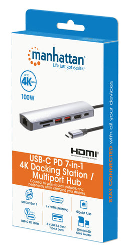 Manhattan 153966 laptop dock/port replicator