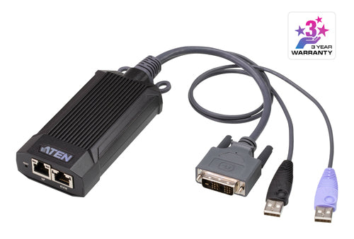 ATEN KVM-Switch 1920x1200 Auflösung Ethernet LAN Schwarz