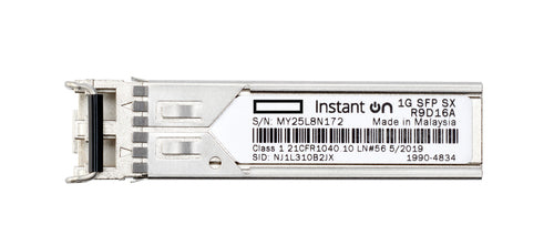 HPE Aruba Networking Networking Instant On 1G SFP LC SX 500m OM2 MMF Transceiver network transceiver module