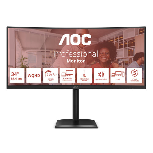 AOC E4 CU34E4CV computer monitor