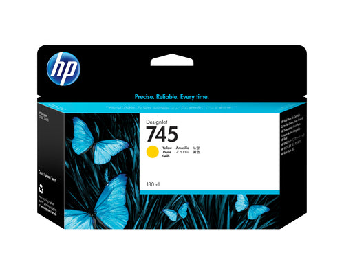 HP 745 130-ml DesignJet Gelbe Tintenpatrone Druckkopf