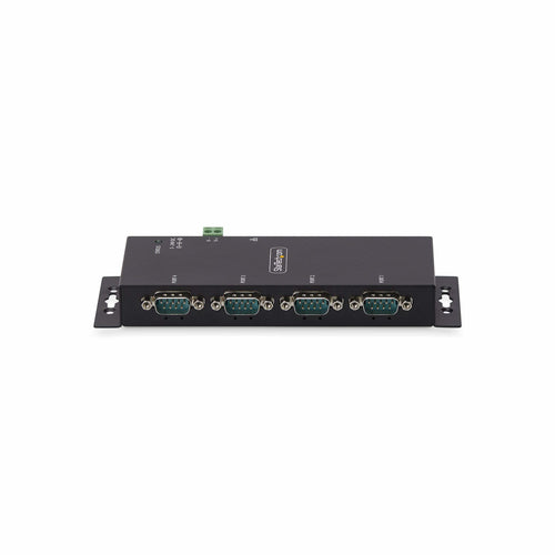 4-Port Serial to Ethernet Adapter StarTech.com IP Device Server Wall Mountable Metal Housing