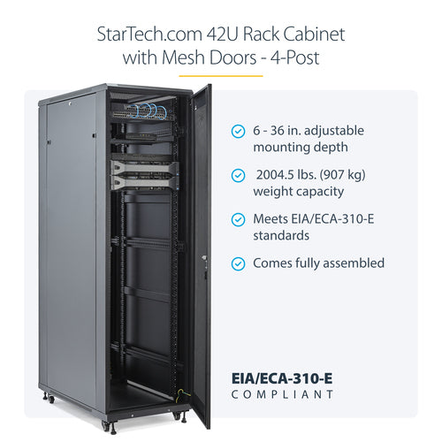 StarTech.com RK4236BKB rack cabinet