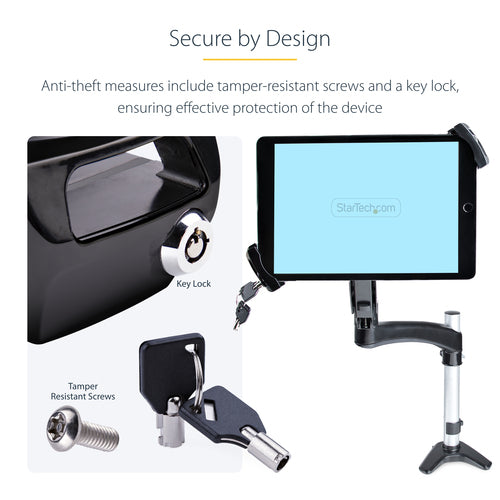 Tablet VESA Mount Adapter StarTech 7.9 to 12.5 inch 2 kg Capacity
