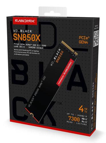 SanDisk Black WD_BLACK SN850X NVMe