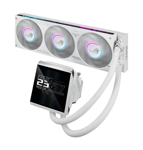 ASUS ROG Strix LC IV 360 ARGB LCD White Edition