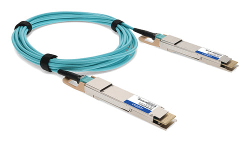 InfiniBand Fiber Optic Cable AddOn QDD-400-AOC5M 5m QSFP-DD AOC