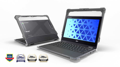 MAXCases Extreme Shell-FL for Acer R857T/R857TN Chromebook 12IN (Grey)
