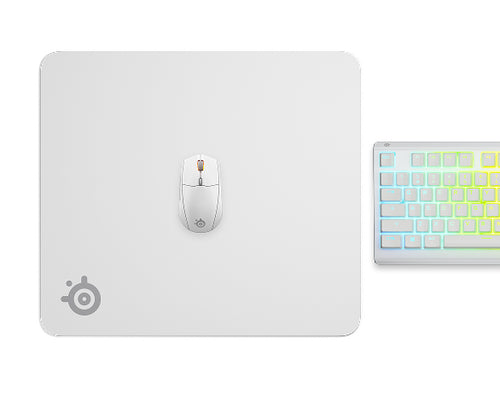 Mouse Pad Steelseries QcK Large White Non-Slip Microfiber Surface