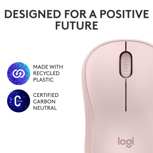 Mouse Logitech M240 Silent 4000 DPI RF Wireless Bluetooth Ambidextrous - 910-007121