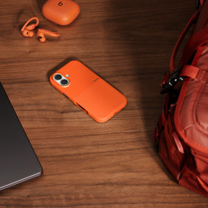 Rugged iPhone 17 Case with MagSafe and Camera Control - Sierra Orange