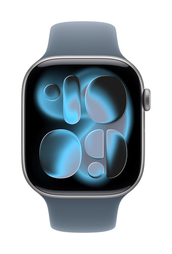 Smartwatch Band for Apple Watch 44mm 45mm 46mm 49mm Blue Fluoroelastomer