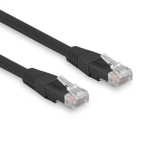 CAT6 Ethernet Cable Rocstor Y10C801-BK 1.2m U/UTP RJ-45 Black