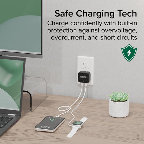 20V Indoor Mobile Device Charger Plugable Technologies Black